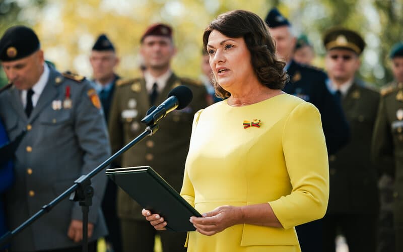 Nausėdienė: Lietuva rems ir palaikys Ukrainą bei jos žmones tiek, kiek reikės