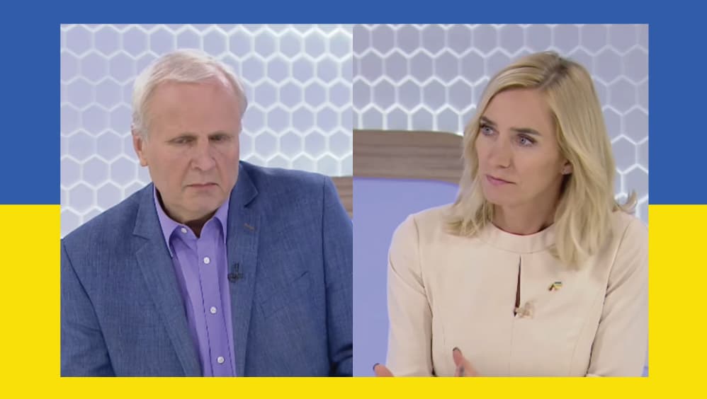 „Valstybininkas“ Januška su Tapiniene sprendė rebusą, apie nuolatinio karo galimybę Ukrainoje