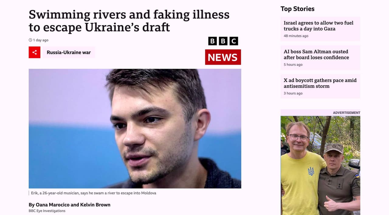 Iš Ukrainos sprunkantys nuo pareigos tarnauti kariuomenėje, kruopščiai gaudomi