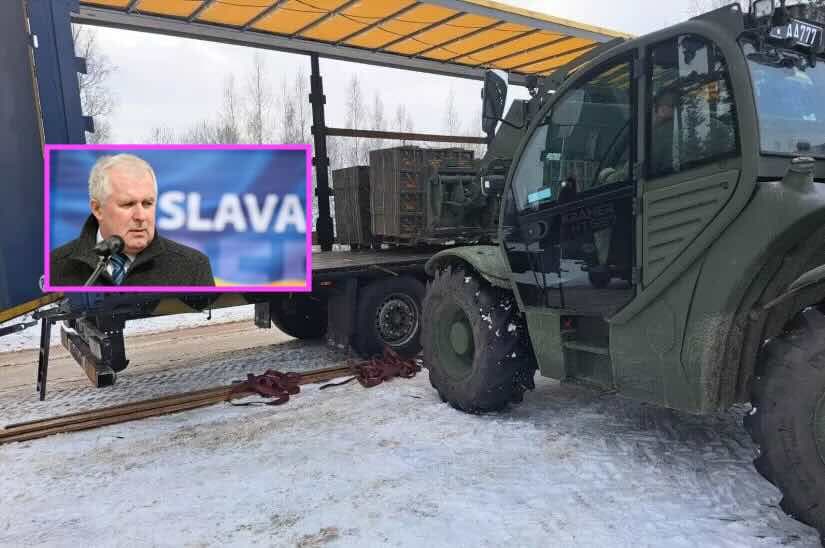 Anušauskas tęsia nenutrūkstamą karinę paramą Ukrainai – perdavė naują krovinį