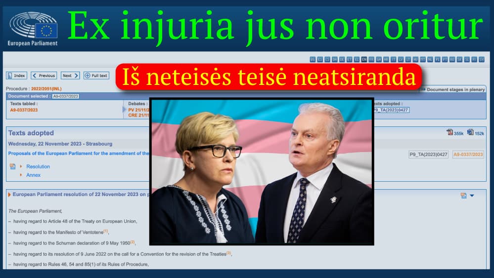 Ar būsimas Lietuvos Respublikos Prezidentas sutiks atiduoti likusį mūsų valstybės suverenitetą Europos Sąjungai?