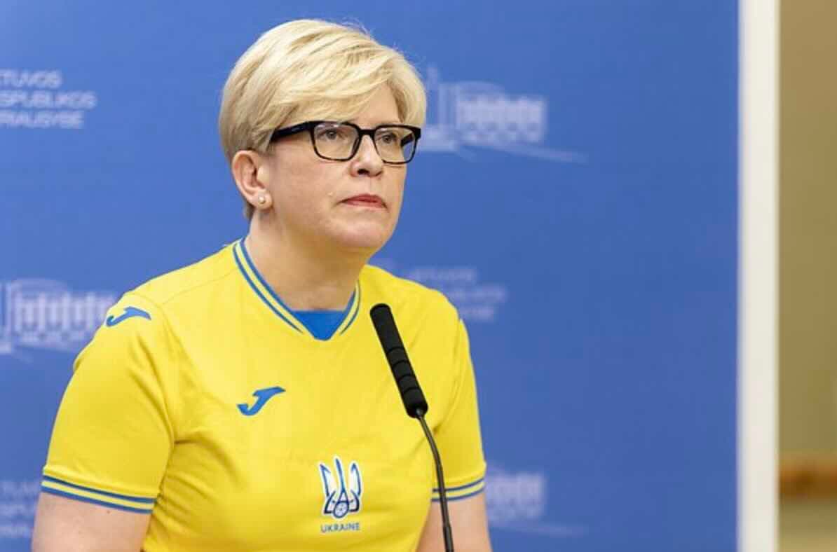 Premjerė Ingrida Šimonytė.