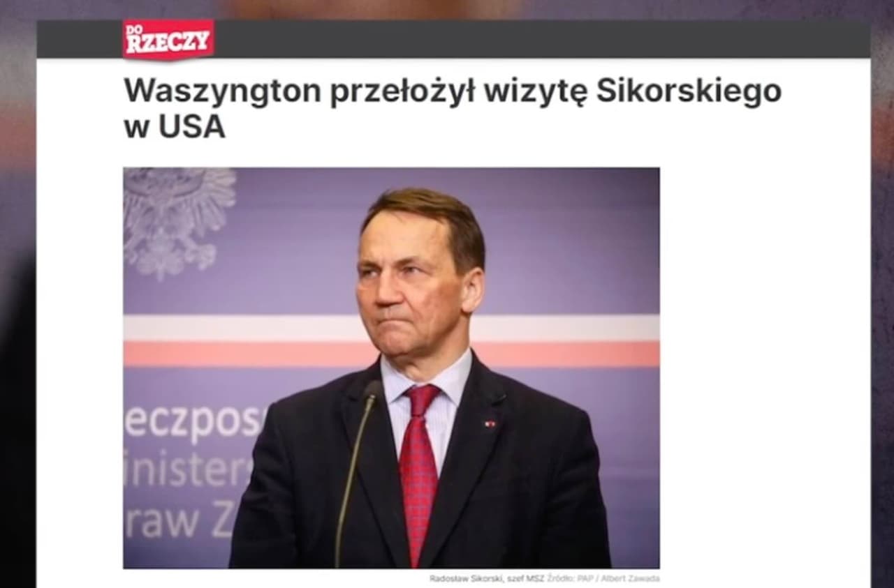 Skandalas – JAV nukėlė Lenkijos užsienio reikalų ministro Sikorskio vizitą į Vašingtoną
