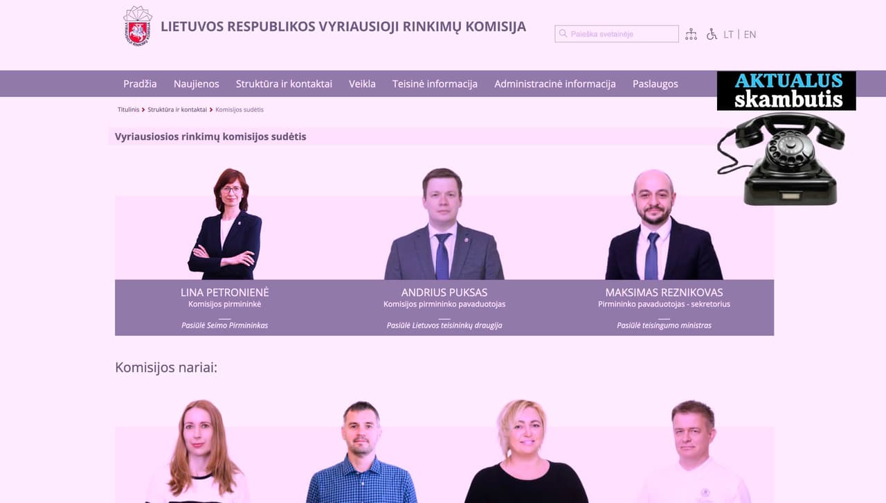 Improvizatoriai: iš Vyriausiosios rinkimų komisijos darbo barų
