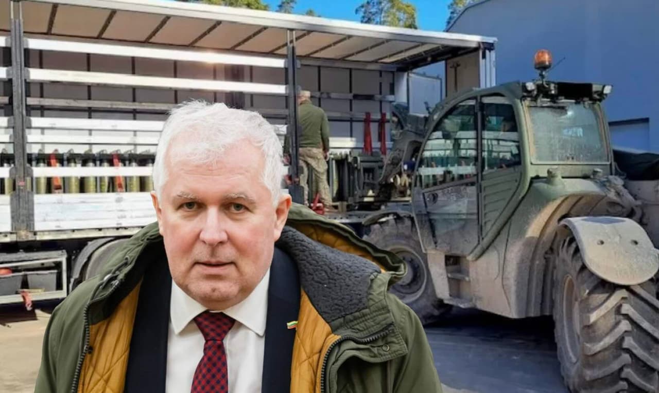 Lietuva perdavė Ukrainai dar vieną karinės paramos krovinį – artilerijos sviedinių