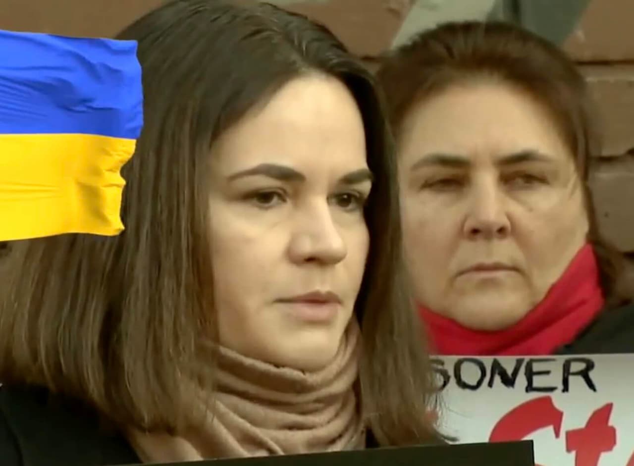 Baltarusijos prezidentė Tichanovskaja pažėrė stiprios kritikos Lietuvos grėsmių kūrėjams
