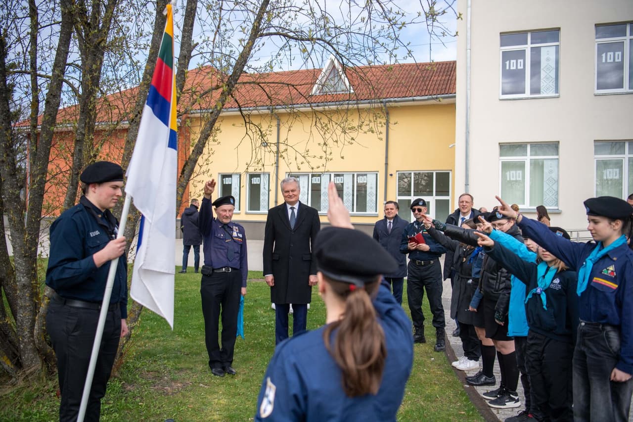 Pirmoji valstybės ponia ir jos sutuoktinis su darbo vizitu lankėsi Kaišiadoryse