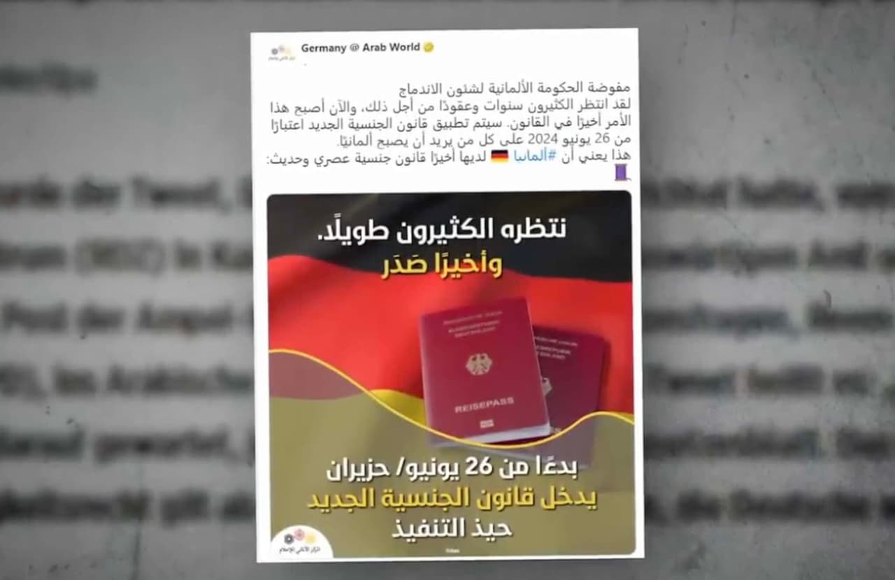 Vokietijoje arabų kalba visi kviečiami tapti vokiečiais