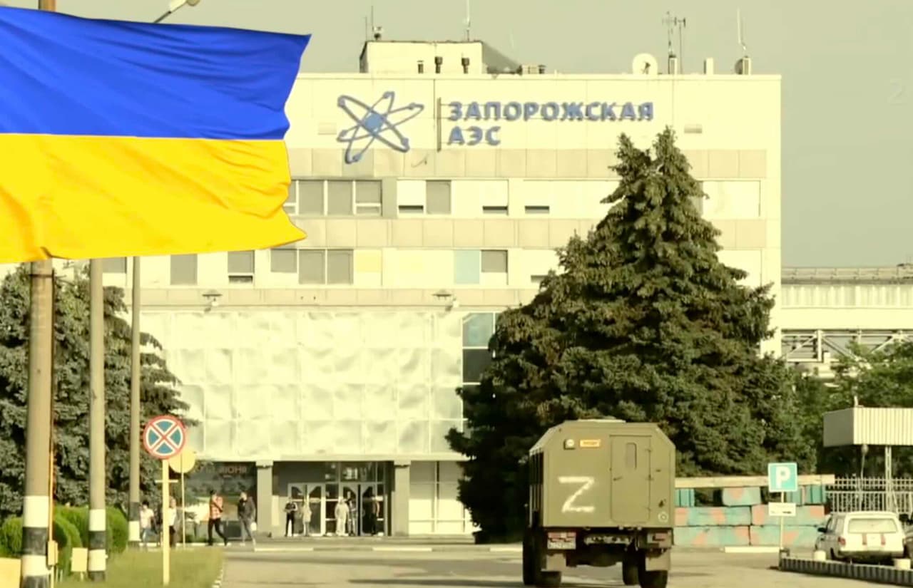 Rusijos kontroliuojamą Zaporožės atominę elektrinę atakuoja bepiločiai