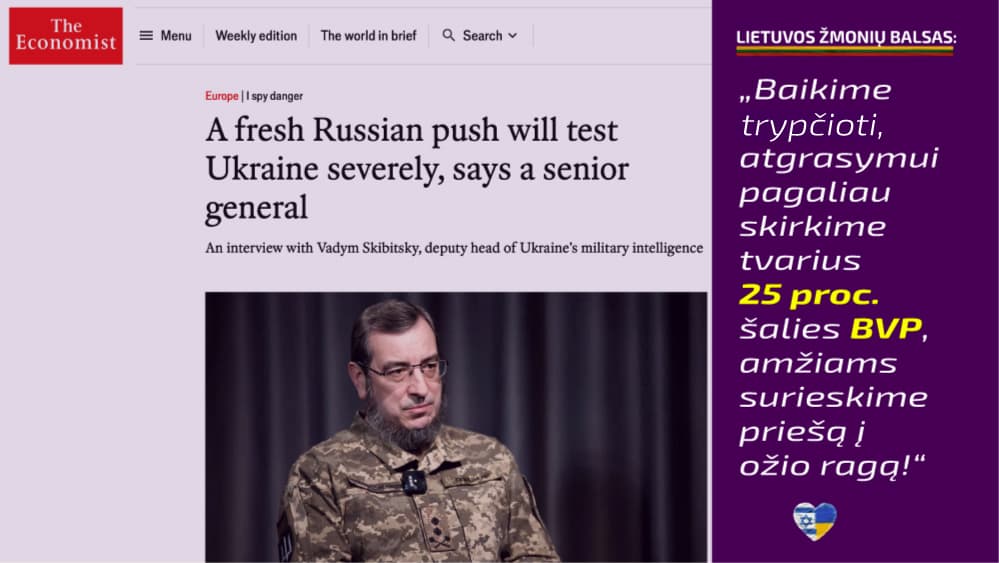Kremlius stengiasi dezinformuoti, esą Ukrainos karinė žvalgyba prakalbo apie... derybas