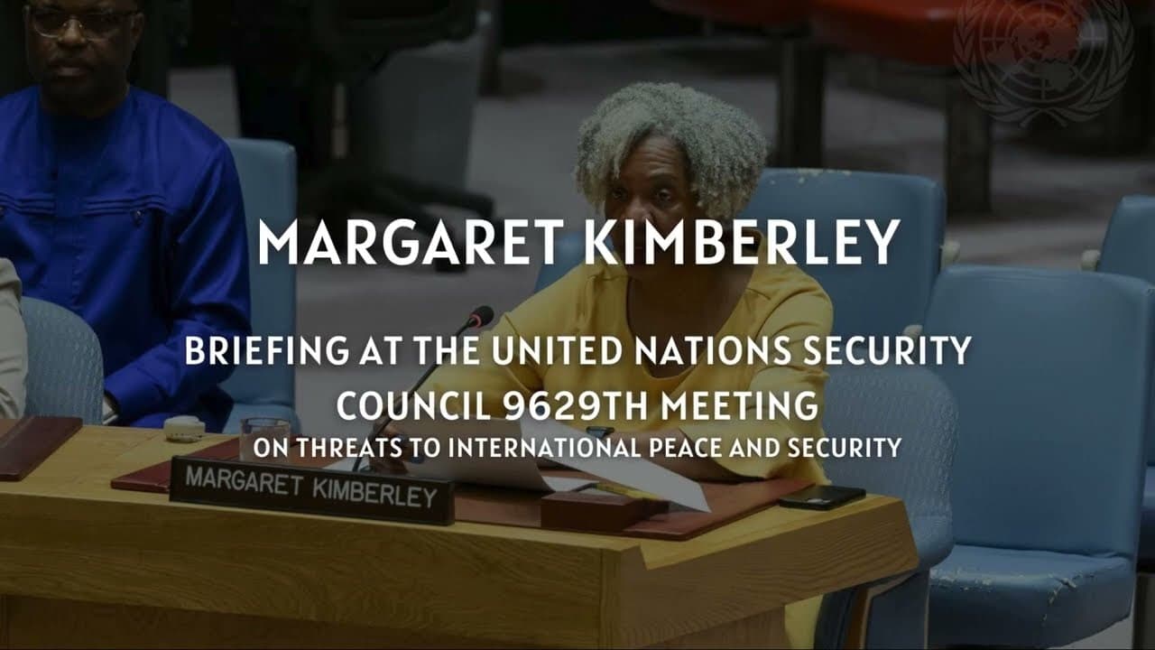JAV žurnalistė Margaret Kimberley Jungtinėse Tautose pasisakė dėl Ukrainos