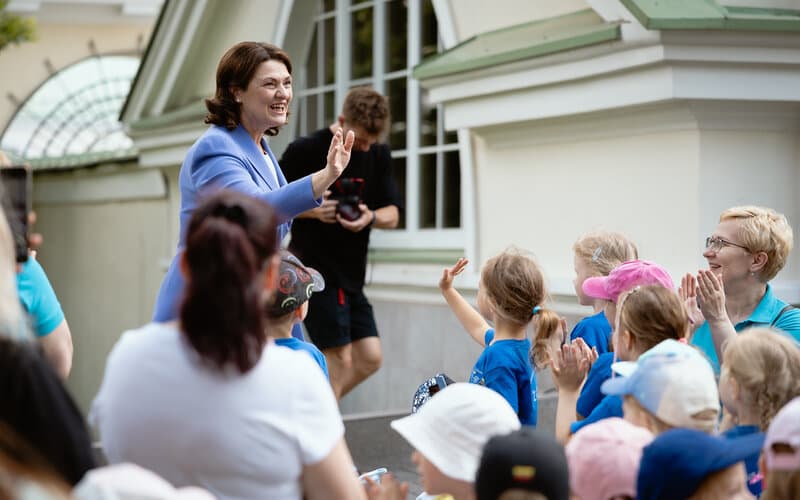 Nausėdienė: sportuodami mes kartu augame, stiprėjame