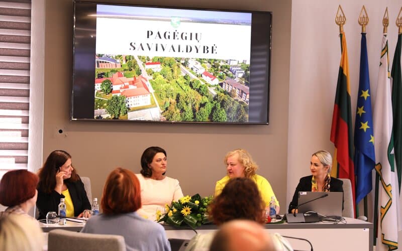 Nausėdienė su darbo vizitu lankėsi Pagėgių savivaldybėje
