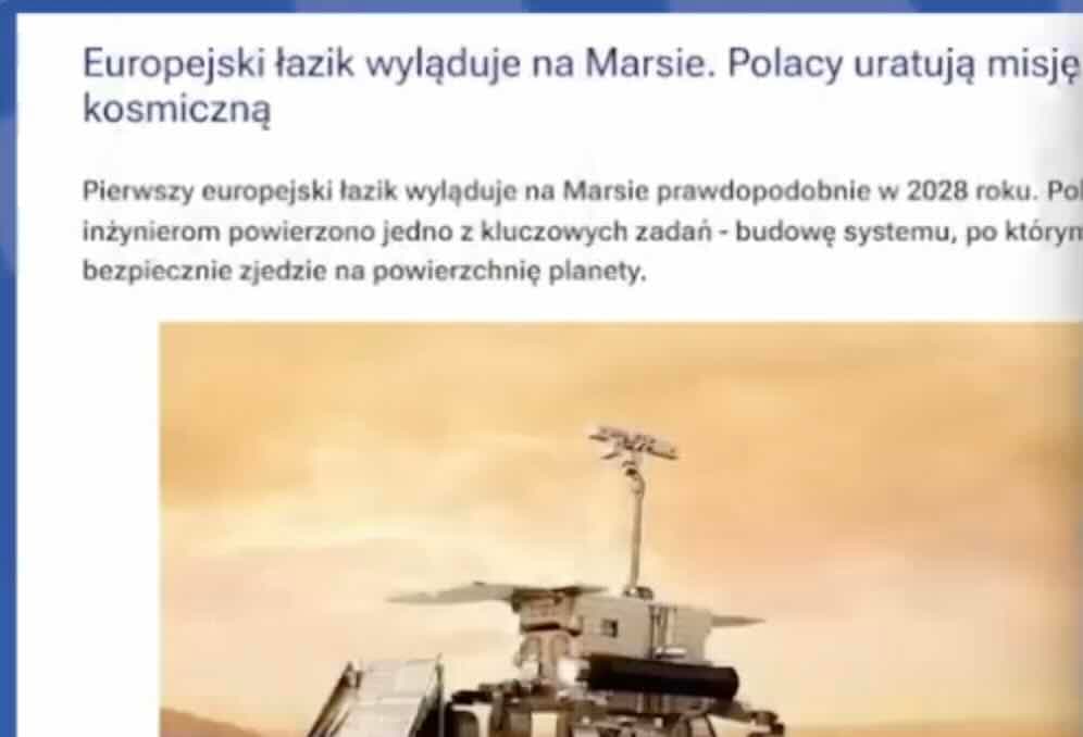 Lenkija padeda labiau įsiskverbti į Marsą