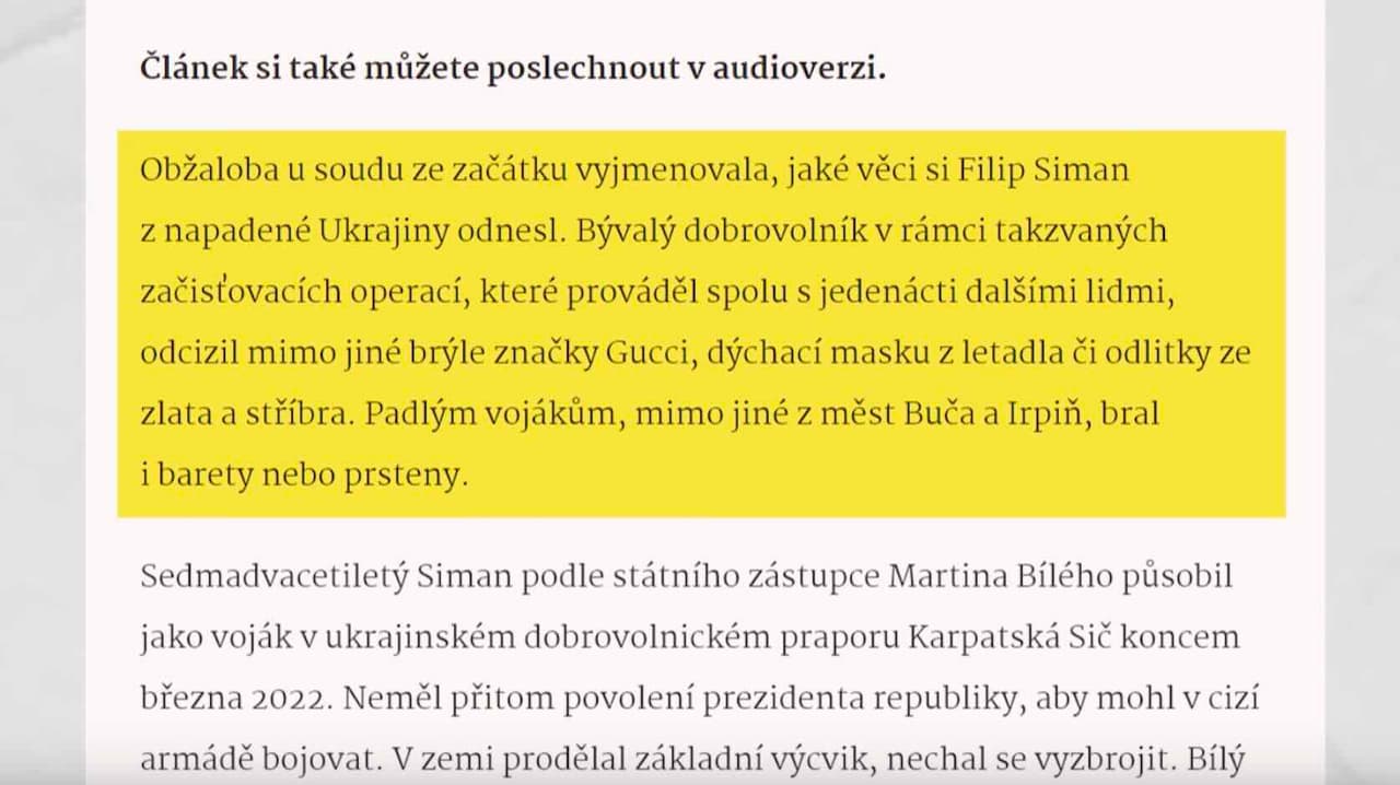 Lietuvoje ir Ukrainoje neviešinami Čekijos savanorio nuotykiai Ukrainoje