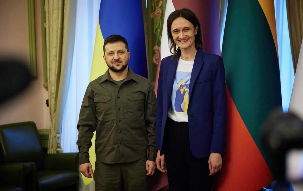 Švenčiant laisvės dieną, Čmilytė-Nielsen pranešė, kad Ukrainai pasiseks