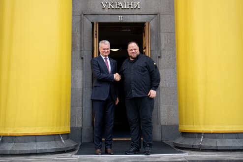 Nausėda Kijeve Stefančukui papasakojo esminius dalykus