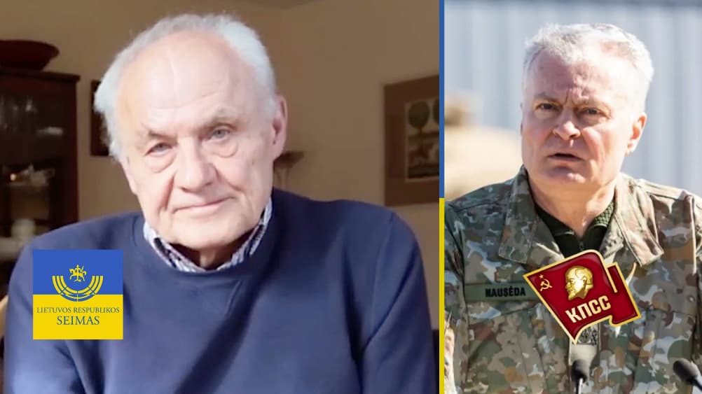 **G. Nausėdai (dešinėje) nepavyko išvengti A. Gailiaus kirčio.**