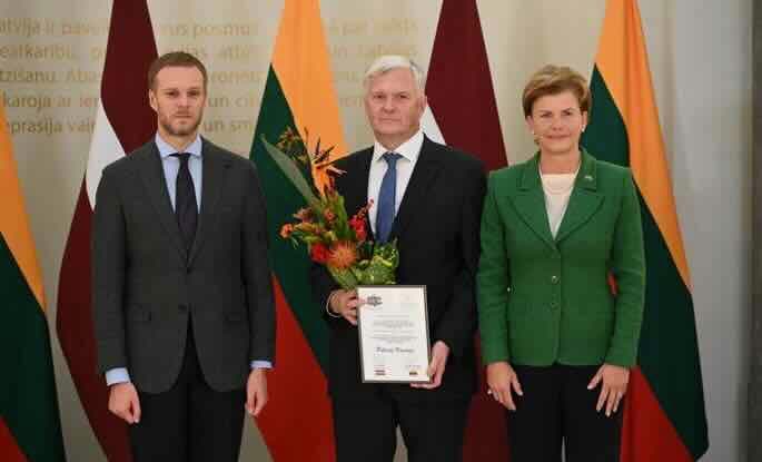 Rygoje Landsbergis pranešė, kad kito kelio neturi – tik Ukrainos pergalė