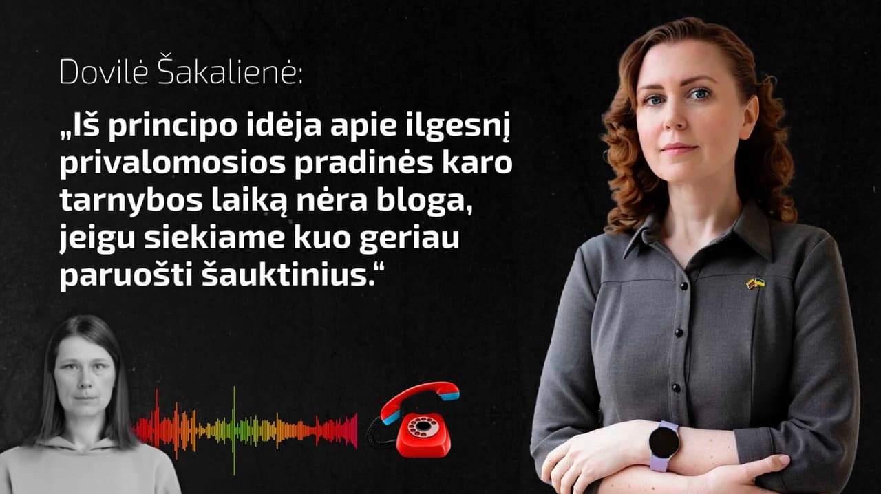 Negalime sau leisti galvoti, kad nespėsime pasiruošti karui