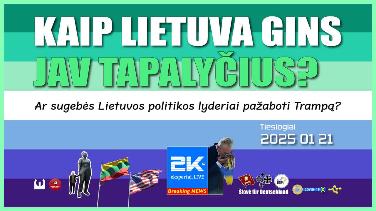 Be Ukrainos, Gruzijos ir daugelio kitų valstybių, Lietuvai atėjo metas spręsti ir JAV problemas
