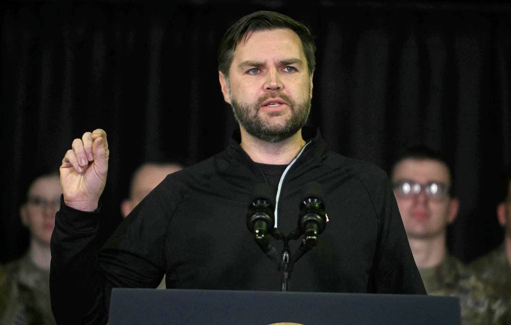 Trampo sūnus: Le Pen nuosprendis įrodo, kad Vance'as buvo teisus dėl ES