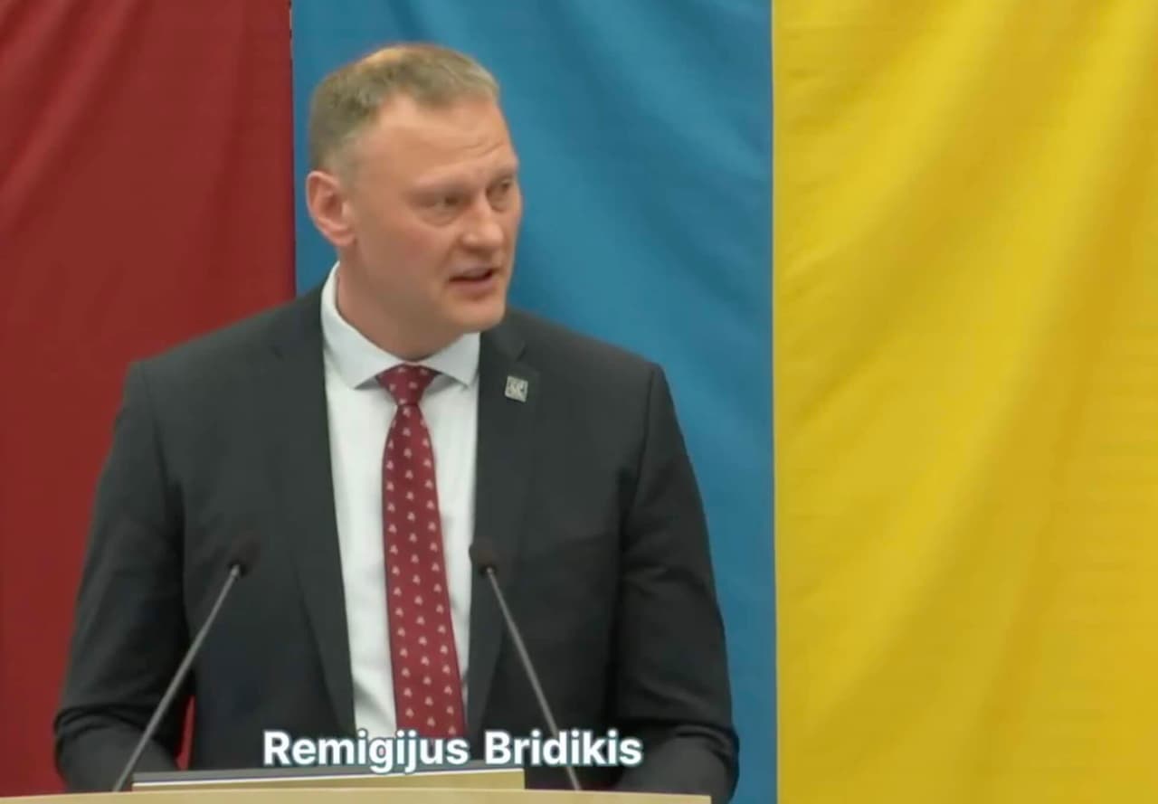Naujojo VSD lyderio Remigijaus Bridikio prisistatymo Seime fragmentai ir Stanislovo Tomo komentarai