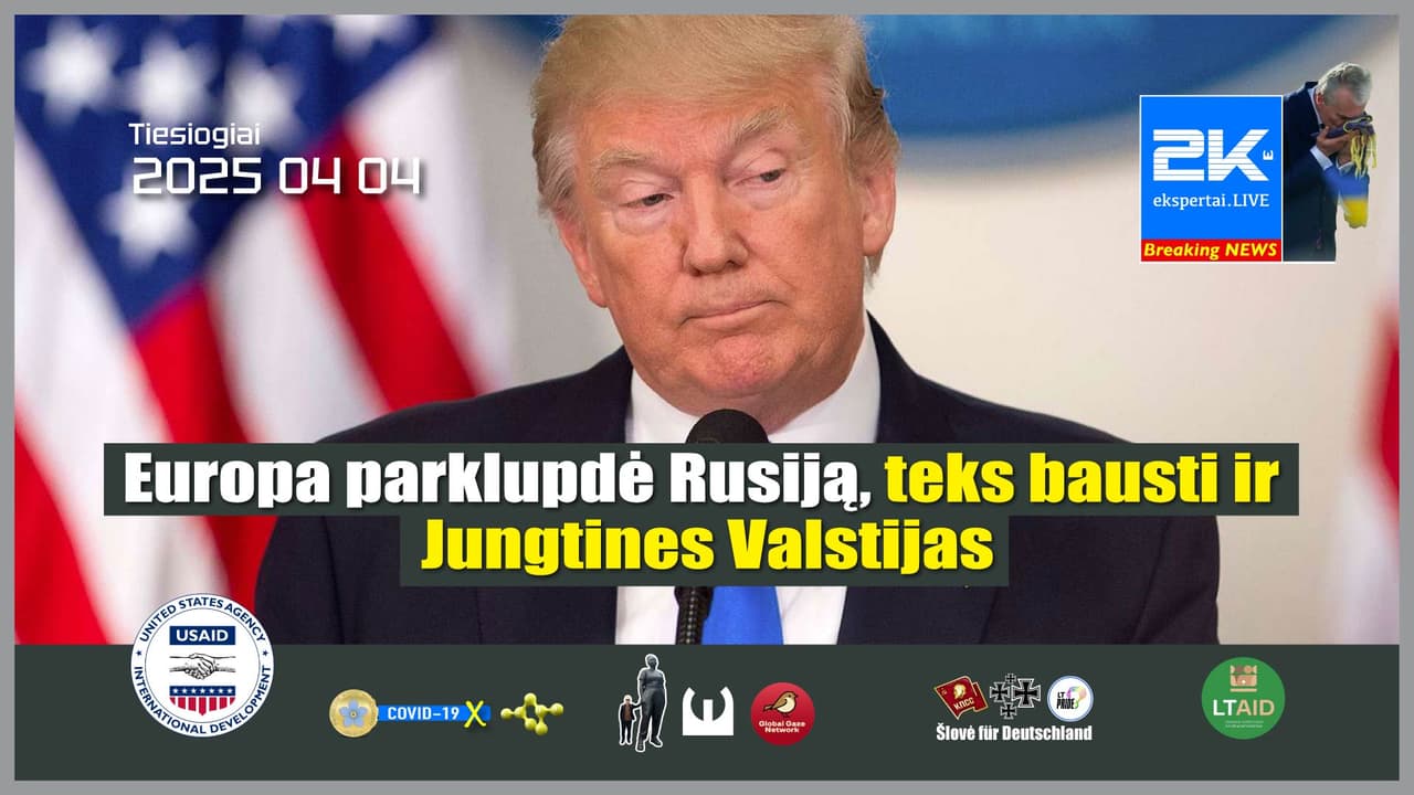 Europa nešoks pagal Trampo melodiją – amerikiečiai bus nubausti