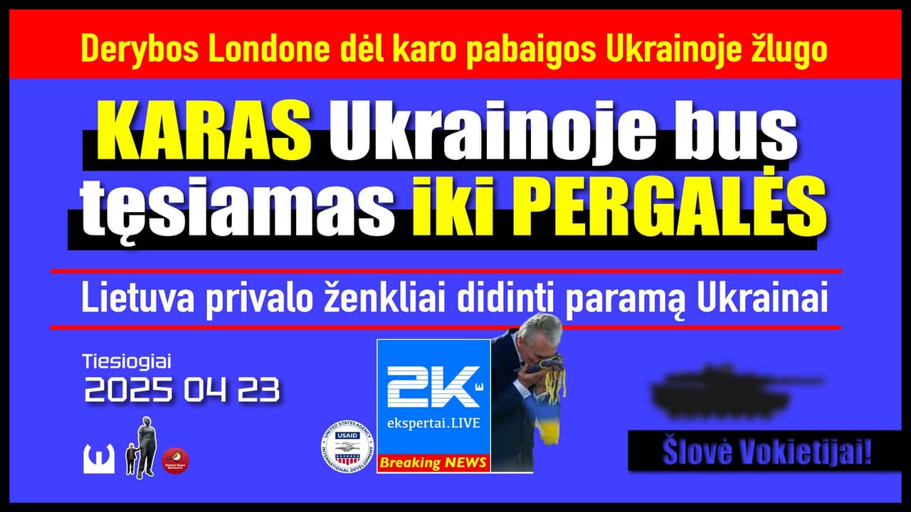 Ukraina spaudžiama atiduoti Krymą? Lietuva sako – to nebus!