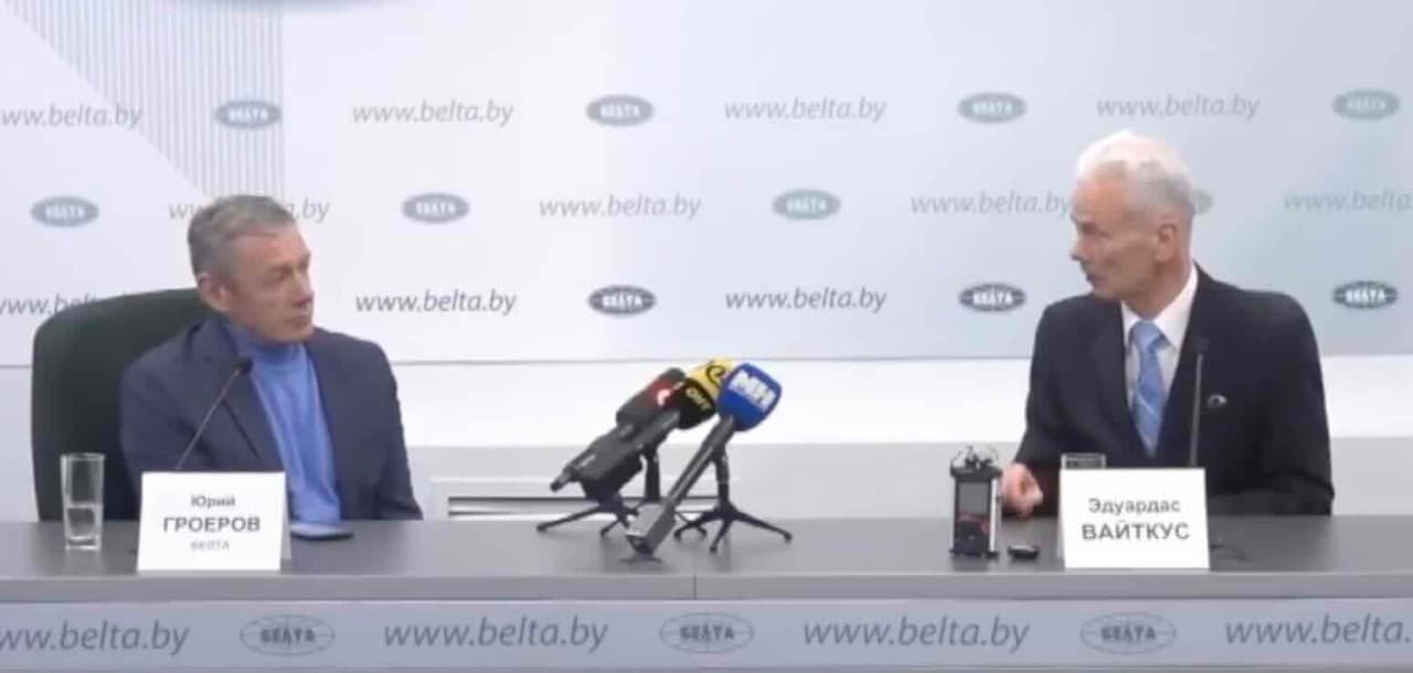 Vaitkus baltarusiams spėjo pripasakoti net apie Hitlerį ir žydus