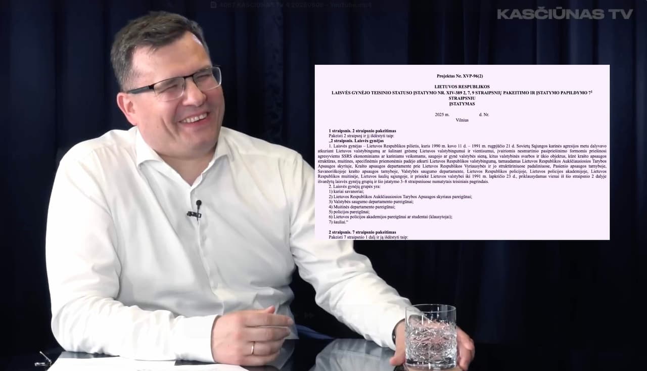 Landsbergių lyderis Kasčiūnas demaskavo apsimelavusį Seimo narį Ąžuolą, raginusi į šiukšlių dėžę išmesti savanorius