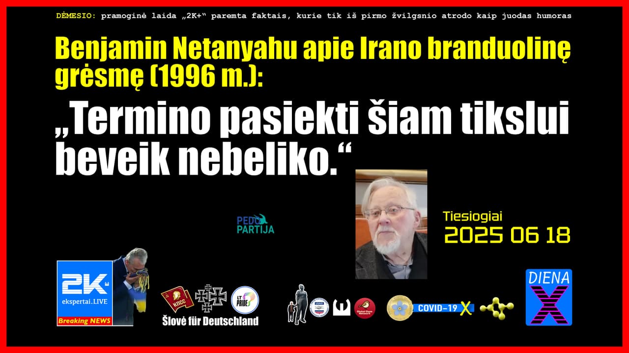 1996 m. Irano grėsmė buvo tokia, kokia dabar
