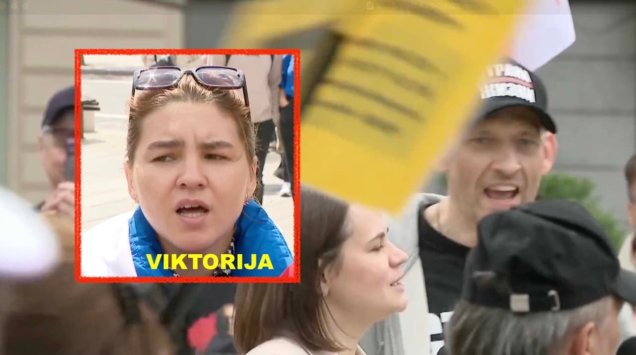 Tichanovskių mitingo paraštėse, baltarusė Viktorija prisipažino Lietuvoje dirbanti nelegaliai