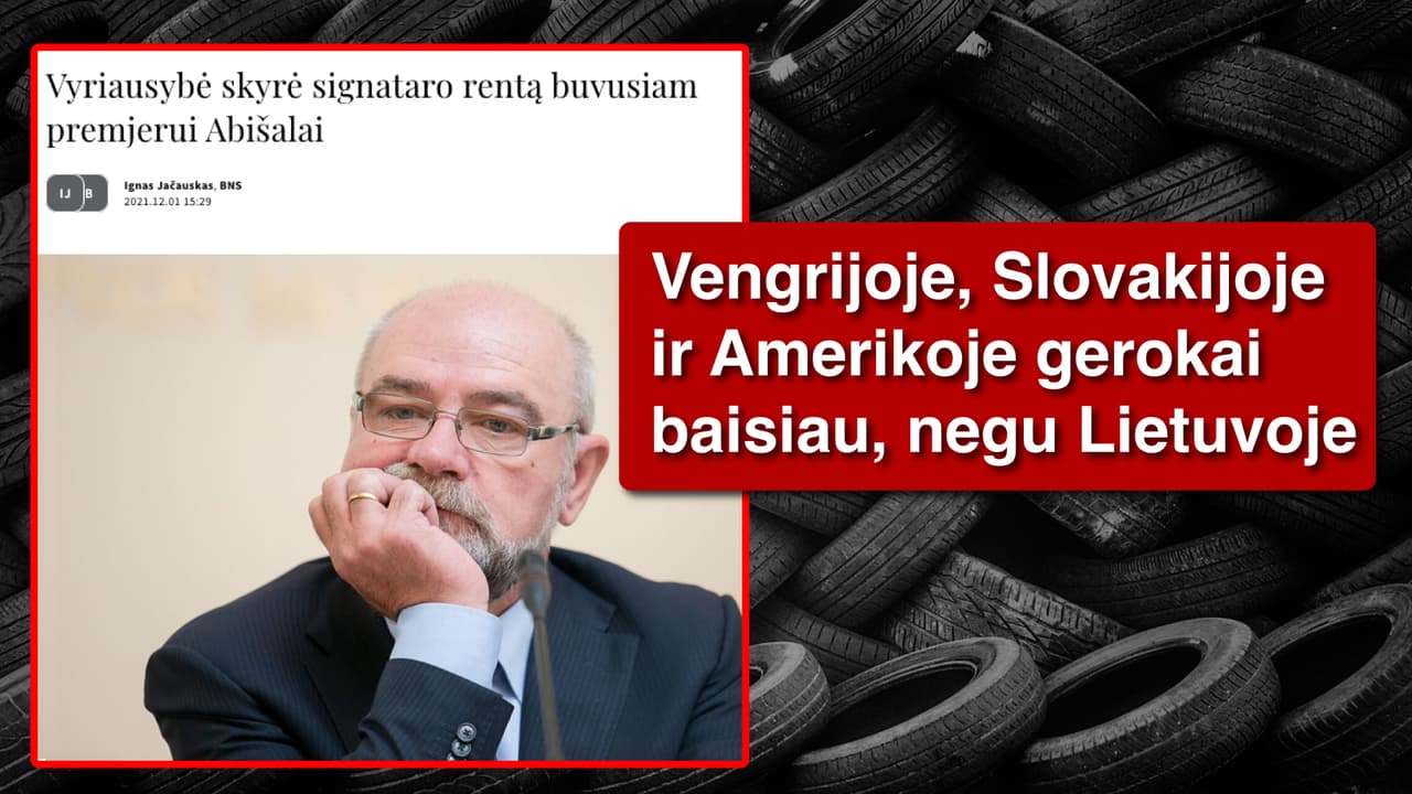 Vengrijoje, Slovakijoje ir Amerikoje daug baisiau, negu Lietuvoje