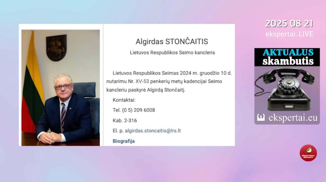 Žmogiška klaida Seime, kuri paliko gilų randą visoje Lietuvoje