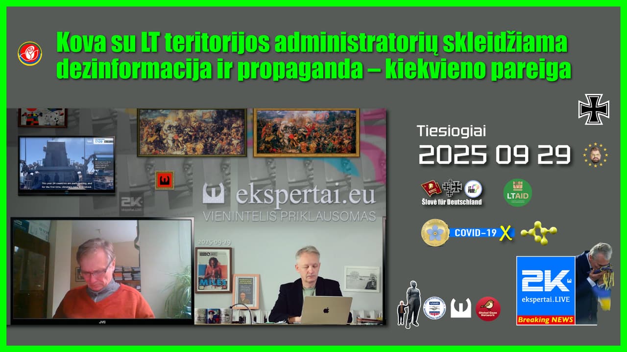 Būkime nepakantūs nausėdinės propagandos skleidžiamai dezinformacijai