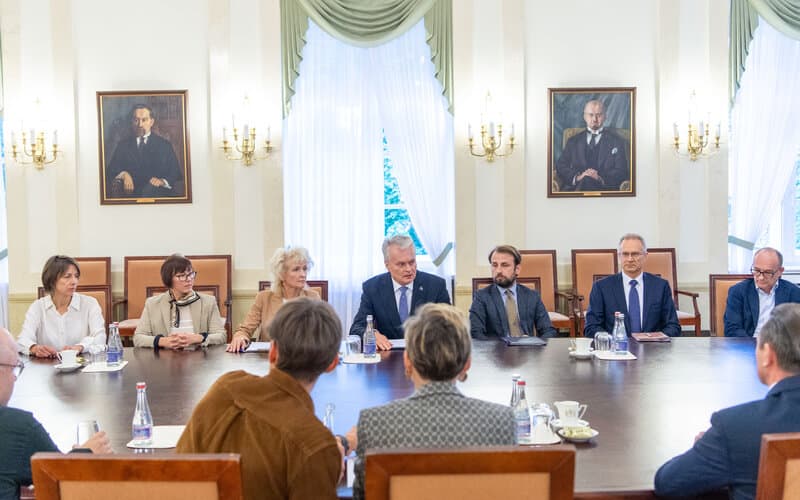 Nausėda padėkojo kultūrininkams už sutelktumą ir orią pilietinę poziciją