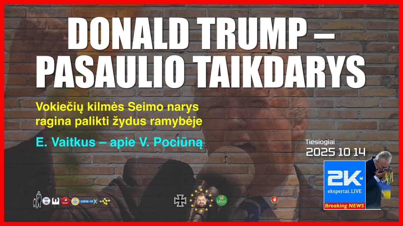Vokiečių kilmės Seimo narys ragina palikti žydus ramybėje