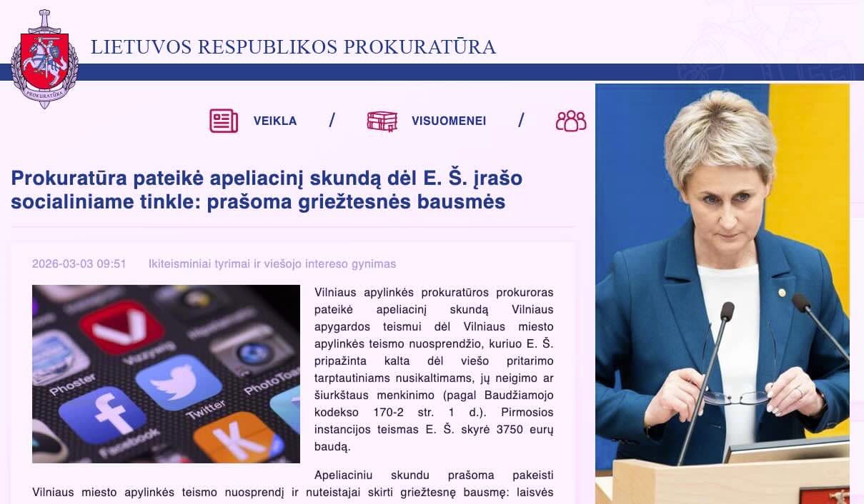 Prokuratūra E. Š. atžvilgiu nori didesnio teisingumo, siekia uždrausti lankytis Medininkų žudynių memoriale