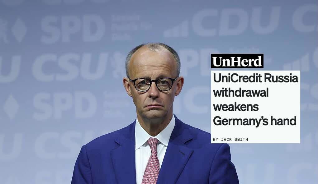 „UniCredit“ pasitraukimas iš Rusijos silpnina Vokietijos pozicijas