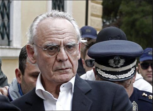 Buvęs Graikijos gynybos ministras Akis Cochadzopulas. News.in.gr nuotr.