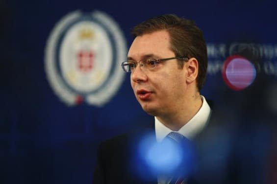 Serbijos vicepremjeras Aleksandras Vučičius. Balkaneu.com nuotr.