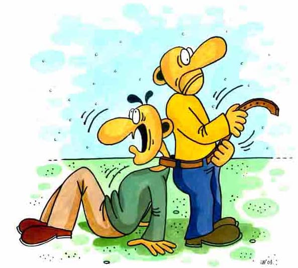 Antano Janušonio karikatūra. Šluota.lt nuotr.