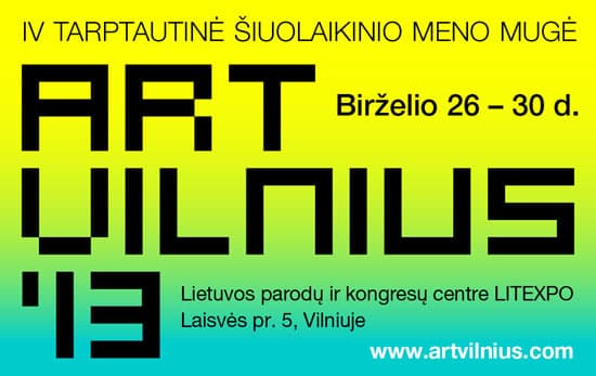 Meno mugė ARTVILNIUS‘13: 50 galerijų, 500 menininkų, 2 000 meno kūrinių