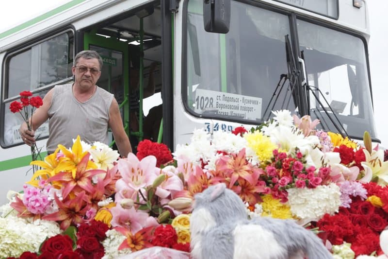 Netoli Maskvos įvyko avarija. EPA-ELTA nuotr.