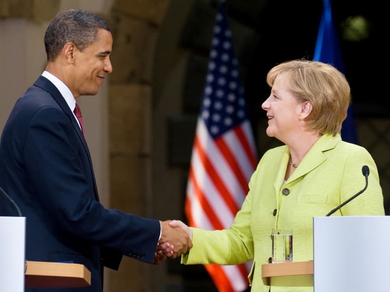 JAV prezidentas Barackas Obama pakvietė apsilankyti Vašingtone Vokietijos kanclerę Angelą Merkel