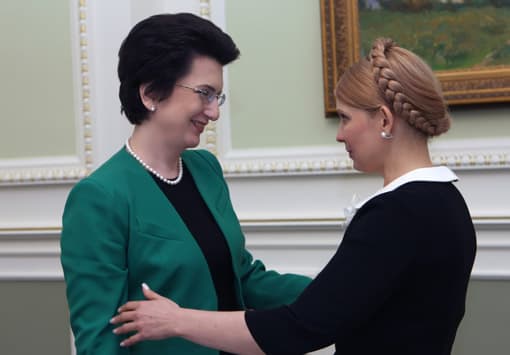 Dvi opozicijos lyderės: Nino Burdžanadzė ir Julija Tymošenko