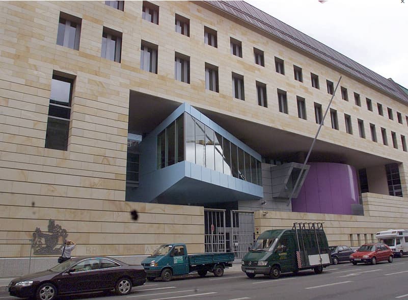 Didžiosios Britanijos ambasada Berlyne. Independent.co.uk nuotr.