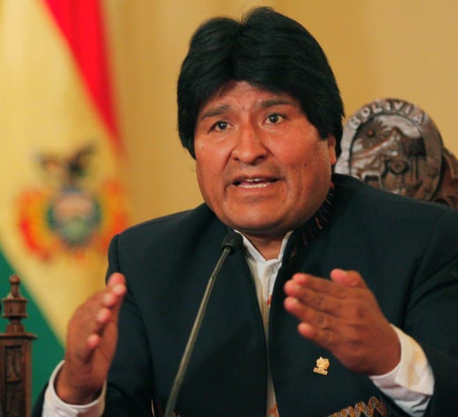 Bolivijos prezidentas Evo Moralesas