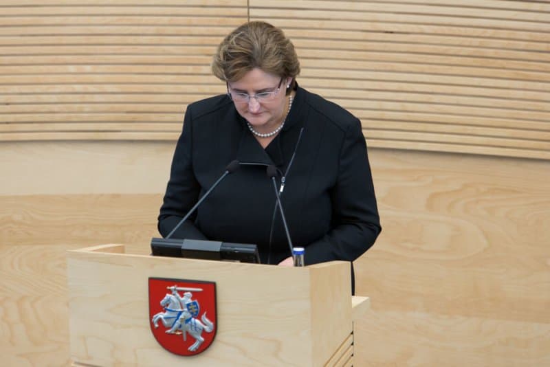 Labor Party leader and Chair of the Parliament Grauziniene